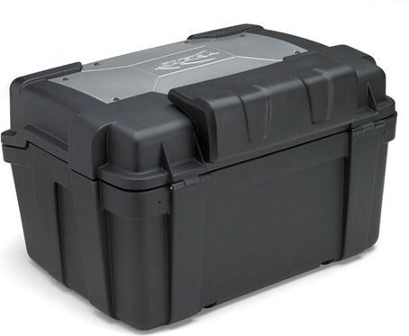 Kappa Top-case, capacity 46 ltr, equipped with silver cover on top-shell | KGR46