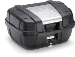 Kappa Top-case, capacity 52 ltr, equipped with silver cover on top-shell | KGR52