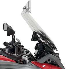 Kappa Universal transparent spoiler mountable to fairings / windscreens, 12,5 x 25,0 cm (H x W) | KS180T