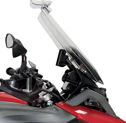 Kappa Universal transparent spoiler mountable to fairings / windscreens, 12,5 x 25,0 cm (H x W) | KS180T