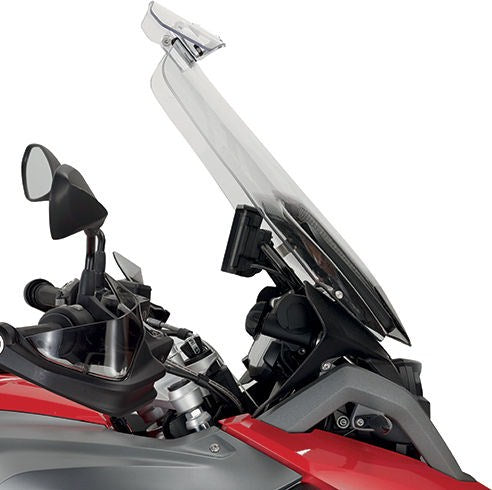 Kappa Universal transparent spoiler mountable to fairings / windscreens, 12,5 x 25,0 cm (H x W) | KS180T