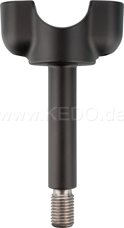 Kedo Handlebar riser HeavyDuty, CNC milled from high-strength tempered steel, black powder coated, 1 piece, OEM reference # 1E6-23442-00 | 20051RP