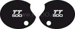 Kedo Side Cover Decal Set 'TT500', 1 Pair Right & Left, Lettering TT500 US model '80 | 20106