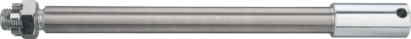 Kedo Front Axle incl crown nut | 21131RP