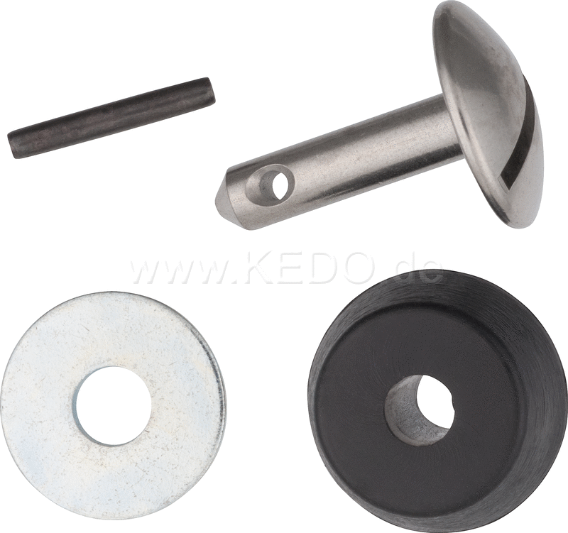 Kedo Stainless Steel Locking Pin for Side Cover incl Small Parts, Complete | 21288