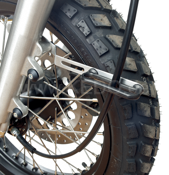 Kedo Speedometer Bracket / Guide, Stainless Steel, Ready-To-mount (in addition to GibbonSlap Fender item WM0013) | 22060