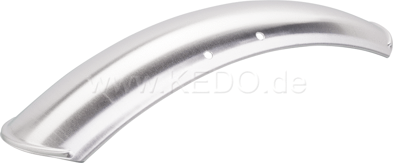 Kedo aluminum front fenders 'Shorty' for 19 ", blank, including brushed aluminum brackets. | 22067