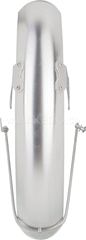 Kedo 19 "aluminum front fenders 'Long', Blank, incl Brushed aluminum brackets | 22095RE