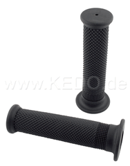 Kedo Handlebar Grip 'Karat midi', black, 1 pair, length 135mm, d = 22 / 25mm, Ccosed ends, suitable for 22mm handlebars | 22101B