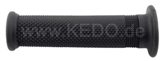 Kedo Handlebar Grip 'Karat midi', black, 1 pair, length 135mm, d = 22 / 25mm, Ccosed ends, suitable for 22mm handlebars | 22101B