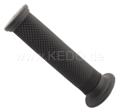 Kedo Handlebar Grip 'Karat midi', black, 1 pair, length 135mm, d = 22 / 25mm, Ccosed ends, suitable for 22mm handlebars | 22101B