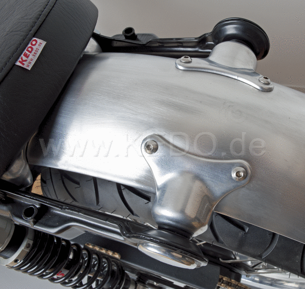 Kedo Mounting Kit for Rear Fender aluminum including 4 brackets, Rubbers and Bushings | 22105