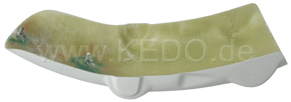 Kedo Rear Fender 'Roadster', GRP, approx. 17cm shorter than OEM, with Bolt Stay for License Plate Bracket 62014 | 22416