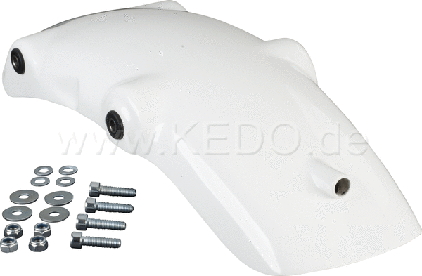 Kedo Rear Fender 'Bronco', GRP, undrilled, with integrated bracket for LED tail light 63019/63011, license plate bracket see item 62017 | 22418