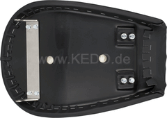 Kedo Solo Seat 'Gibbon Slap' design, ready-to-mount Complete, Black | 22589