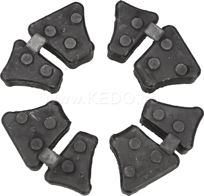 Kedo Rear Sprocket Cush Drive Rubber, Set of 4, Complete | 27140-4