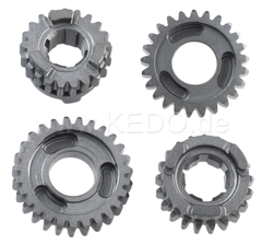 Kedo 3rd + 5th Gear Sprocket Set (4 Pieces, Input and Output Sprockets) Application as set ONLY! | 27500