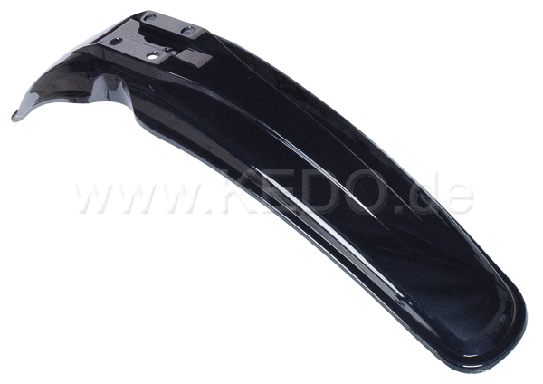 Kedo Replica Front Fender 'Shiny Black' (with standard mounting holes), OEM reference # 3 BH-21511-00 | 27961