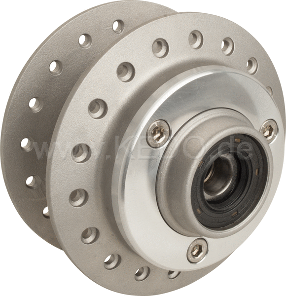 Kedo Aluminum Brake Disc Flange Cover, including stainless steel bolts (replaces OEM plastic cover RH 1L9-25847-00). | 28160