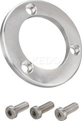 Kedo Aluminum Brake Disc Flange Cover, including stainless steel bolts (replaces OEM plastic cover RH 1L9-25847-00). | 28160