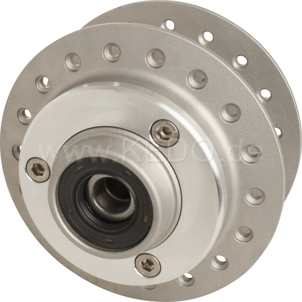Kedo Aluminum Brake Disc Flange Cover, including stainless steel bolts (replaces OEM plastic cover RH 1L9-25847-00). | 28160