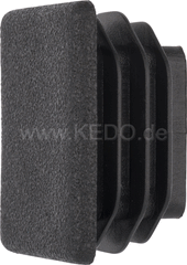 Kedo Brake Caliper cap, black (cover for inspection hole / brake pad, w / o lid function, replaces OEM 1J3-25845-01) | 28218RP