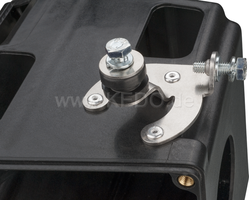 Kedo Mounting Set for Air Filter Box Item 28621 (mounting brackets outside / inside, rubber dampers, screws, etc.) | 28932