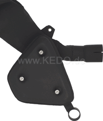 Kedo Replica Silencer, Stainless Steel with Heat Resistant Black Coating (OEM Shape, WITHOUT Heat Shields) | 29152