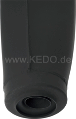 Kedo Replica Silencer, Stainless Steel with Heat Resistant Black Coating (OEM Shape, WITHOUT Heat Shields) | 29152