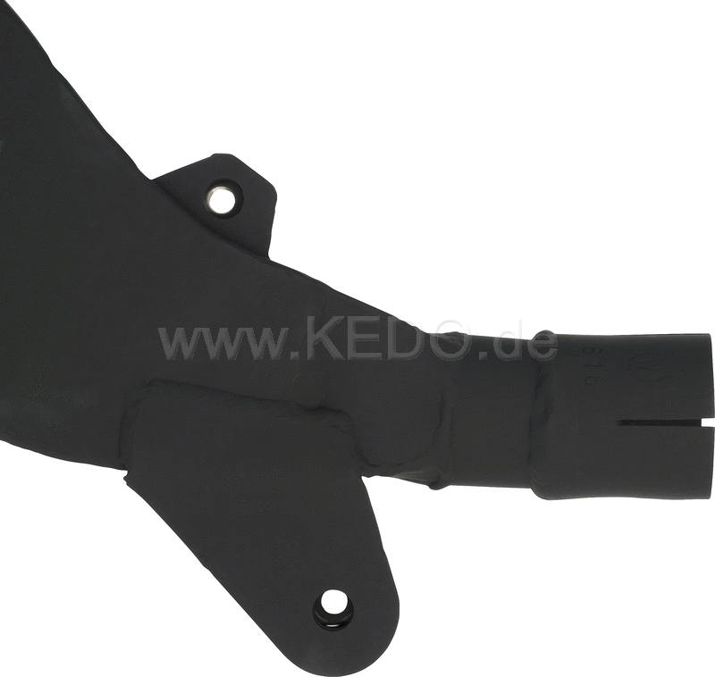 Kedo Replica Silencer, Stainless Steel with Heat Resistant Black Coating (OEM Shape, WITHOUT Heat Shields) | 29175