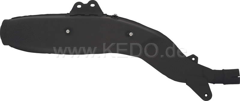 Kedo Replica Silencer, Stainless Steel with Heat Resistant Black Coating (OEM Shape, WITHOUT Heat Shields) | 29175