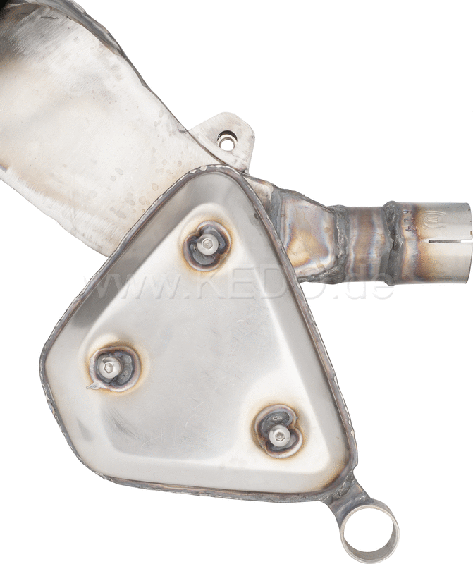 Kedo Replica Silencer, Stainless Steel, Not Treated (OEM Shape, WITHOUT Heat Shields) | 29177R