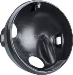 Kedo Headlight Housing (incl. Internal Rubbers And Bushing), Plastic, Black, without Lens, Ring and Small Parts (see 41394) | 29191RP
