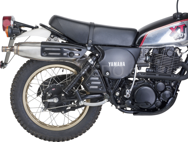 Kedo Replica Silencer, Stainless Steel, Not Treated, with mounting spots for Heat Shields (OEM Shape, Heat Shields not included) | 29200R