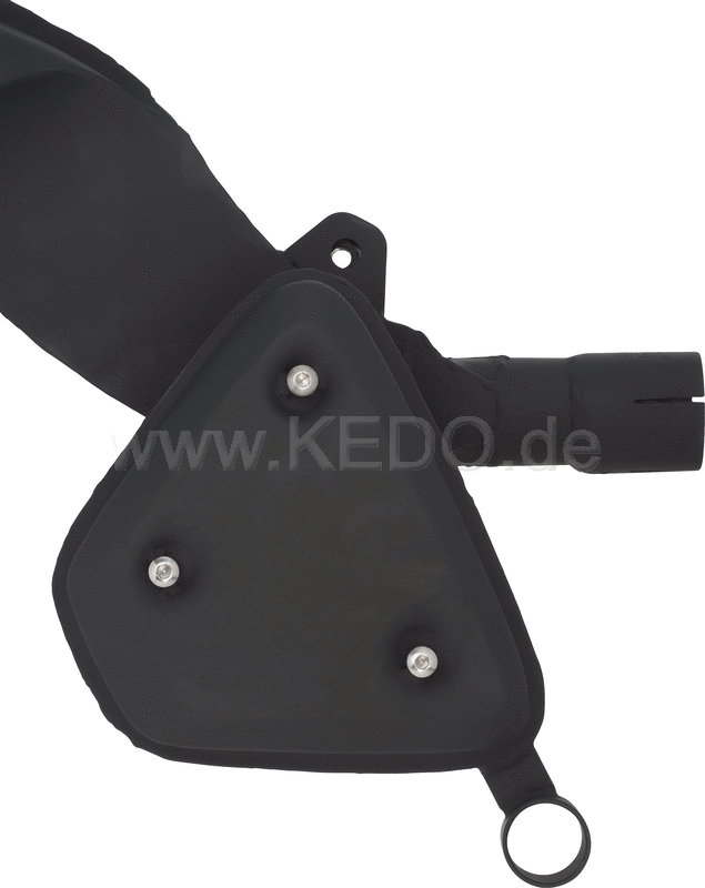 Kedo Replica Silencer, Stainless Steel w special high-temp.. Coating (black) (OEM shape, without Heat Shields) | 29256RP