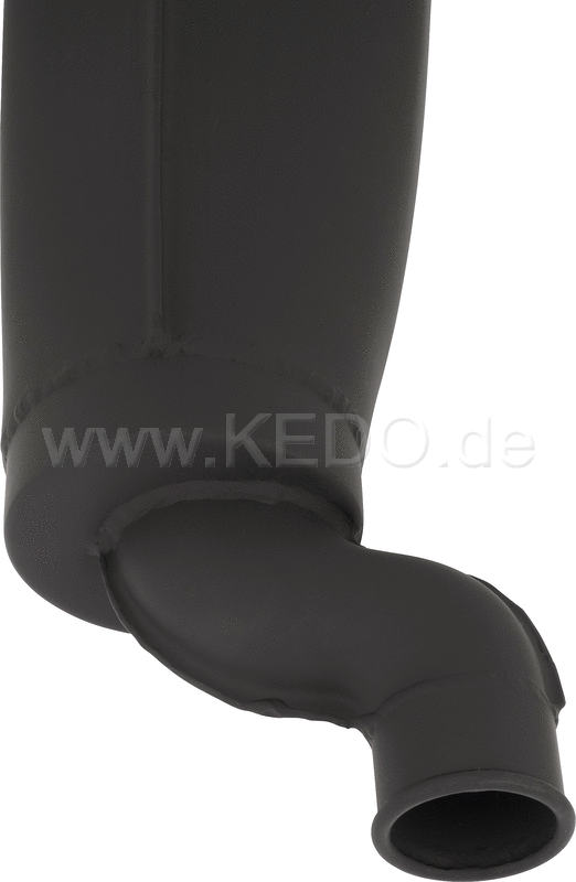 Kedo Replica Silencer, Stainless Steel w special high-temp.. Coating (black) (OEM shape, without Heat Shields) | 29256RP