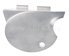 Kedo Replica Side Cover, Left, 'Crystal Silver', painted, without Decal, OEM Reference # 2H0-21711-01-20, 2H0-21711-00-20 | 29303