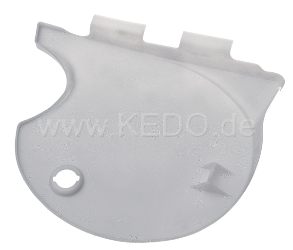 Kedo Replica Side Cover, Left, 'Crystal Silver', painted, without Decal, OEM Reference # 2H0-21711-01-20, 2H0-21711-00-20 | 29303