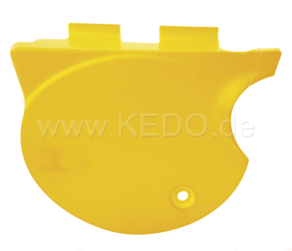 Kedo Replica Side Cover, left, 'Competition Yellow' (without decal), OEM reference # 1T1-21711-10 | 29305