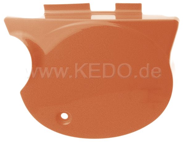 Kedo Replica Side Cover, right, 'El Toro Orange' (without decal), OEM reference # 1T1-21721-00 | 29309