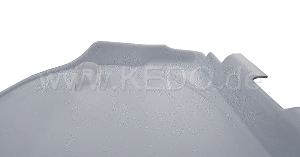 Kedo Replica Side Cover, Right, 'Crystal Silver', painted, without Decal, OEM Reference # 2H0-21721-00-20 | 29311