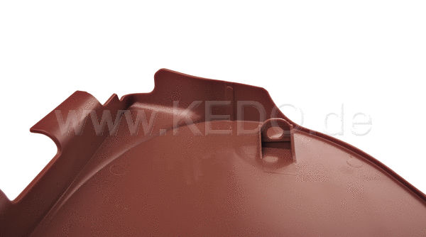 Kedo Replica Side Cover, left, 'Ginger Brown' (without decal), OEM reference # 1T2-21711-00 | 29312