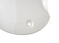 Kedo Replica Side Cover, left, white (without decal), OEM reference # 583-21711-00 | 29313