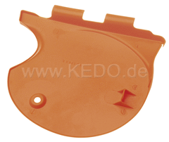 Kedo Replica Side Cover, left, 'El Toro Orange' (without decal), OEM reference # 1G1-21711-00 | 29314