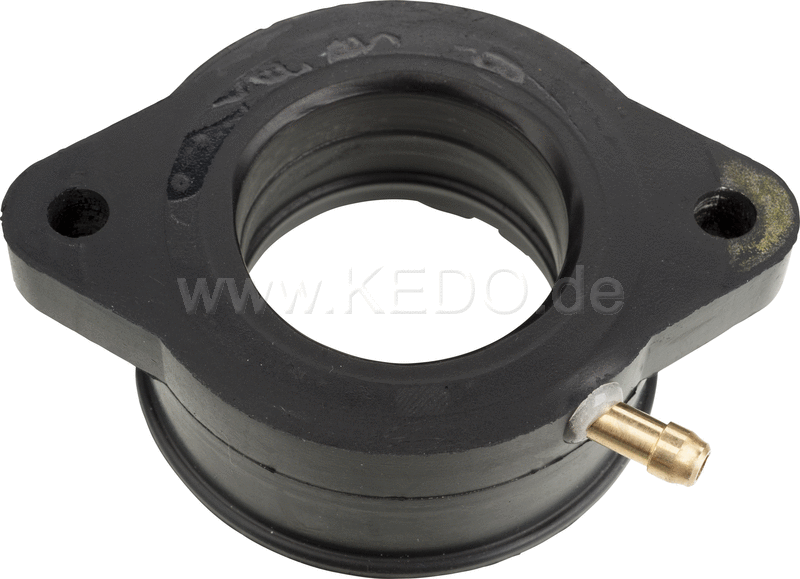 Kedo Intake Manifold (Unrestricted version approx 30-32HP, with Vacuum Fitting for Genuine BST34 Flat Slide Carburettor.) Improved design, Clamp see item 91826 | 29337
