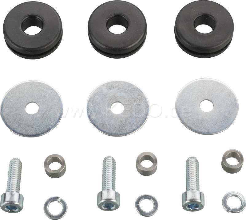 Kedo XT500 Mounting Kit for aluminum chain guard, complete, | 29454