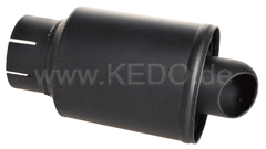 Kedo Replica Silencer (US Version Short) Black, incl Clamps. | 29545