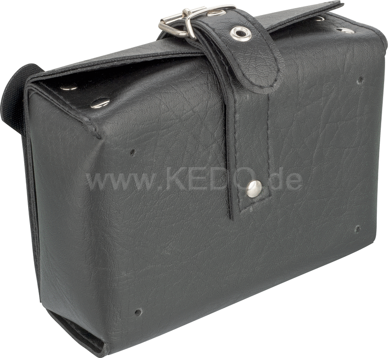 Kedo Rear Fender Bag 'Brema' style, Black (Synthetic Leather) | 30043