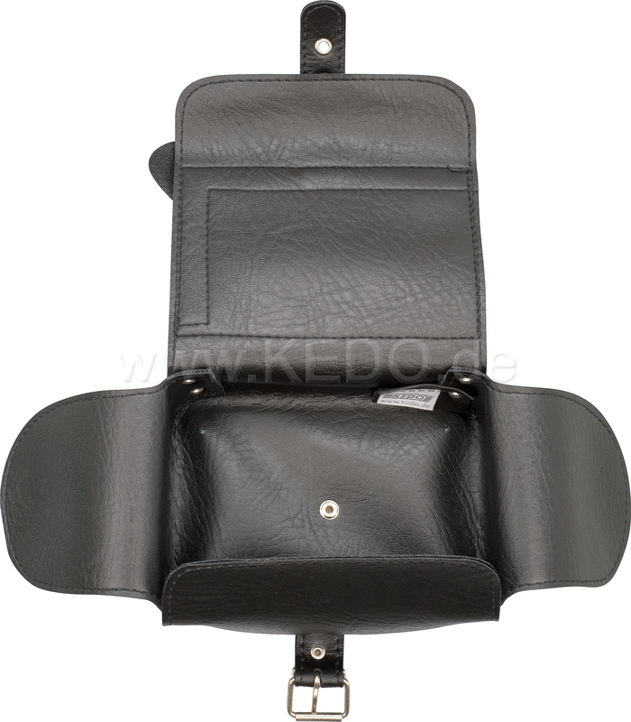 Kedo Rear Fender Bag 'Brema' style, Black (Synthetic Leather) | 30043
