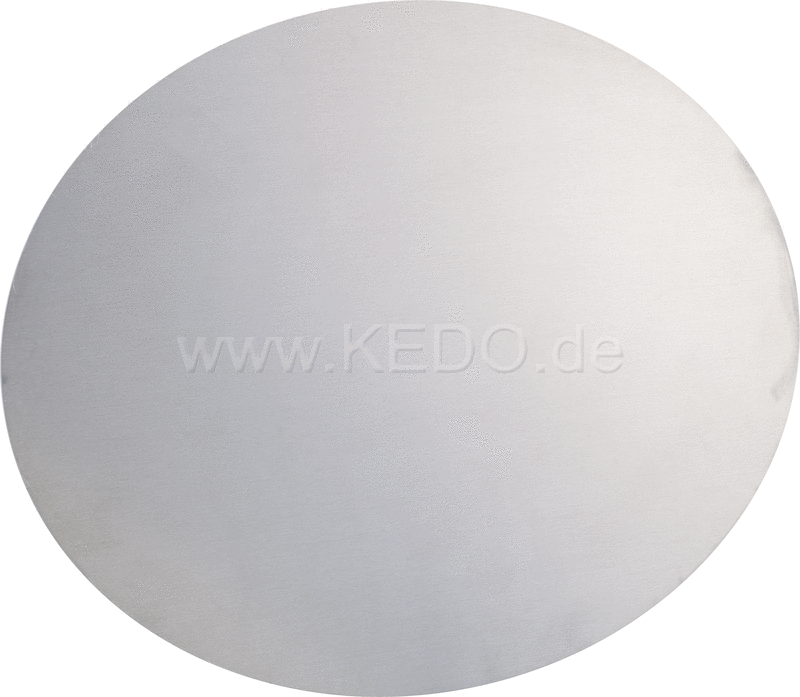 Kedo Start Number Plate DIY, 2mm aluminum plate construction (raw), dimensions approx. 285x238mm, for self-made side cover or start number plate | 30069